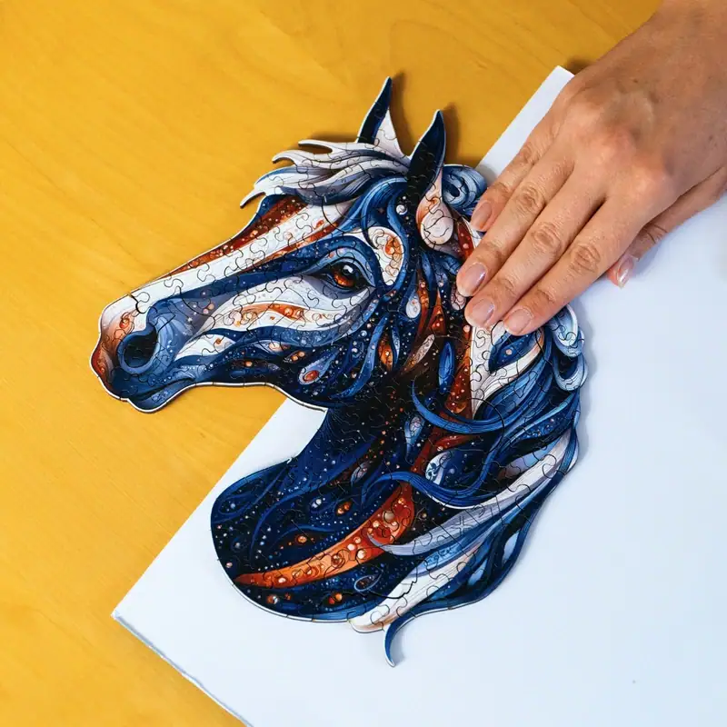Poranny koń - Drewniane puzzle 5 Poranny koń - Drewniane puzzle 5