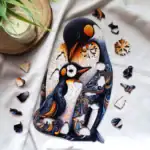 Przytulająca się rodzina pingwinów - Drewniane puzzle 5