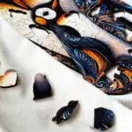 Przytulająca się rodzina pingwinów - Drewniane puzzle 6