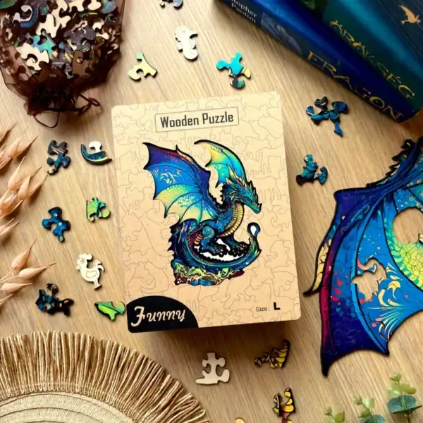 Strasznego smoka - Drewniane puzzle 7